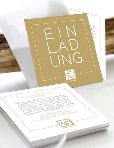 Einladung zur Kunstnacht von Garten-Stuhl: Style und Design