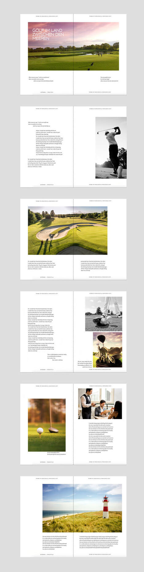 Imagebroschur GolfküstenCard Schleswig-Holstein