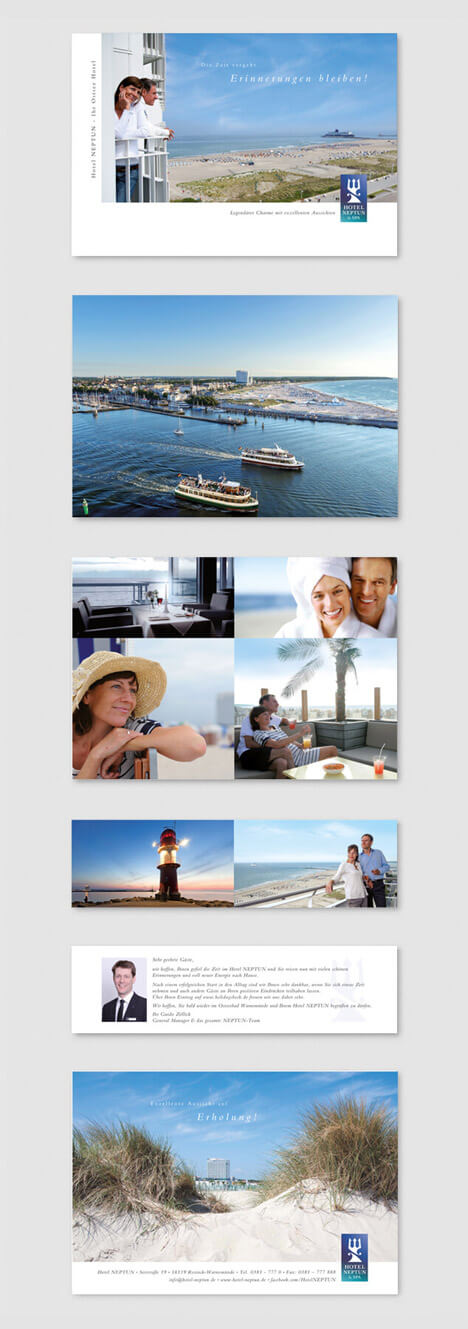 Hotel NEPTUN: Rechnungscover mit Verschlusskappe