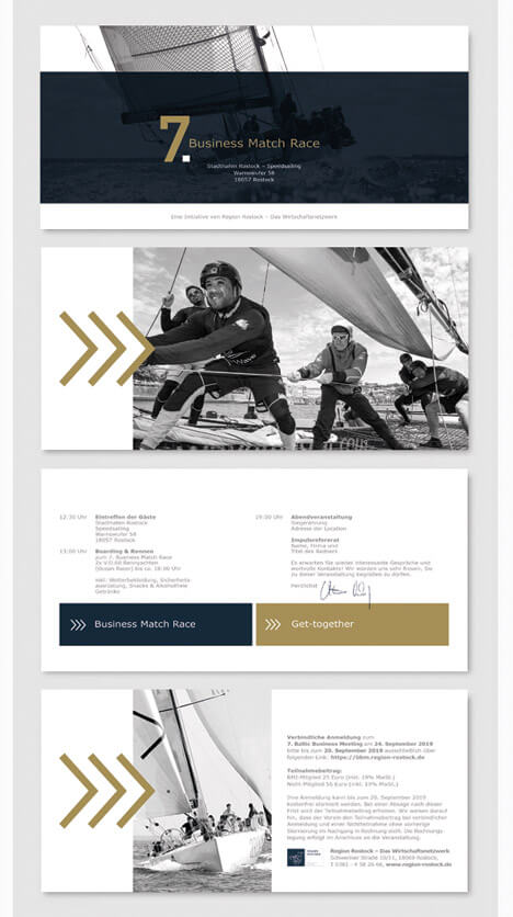 7. Baltic Business Meeting - Match Race: Design Mailing-Folder